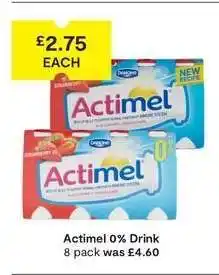SuperValu Actimel 0% Drink offer
