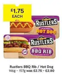SuperValu Rustlers BBQ Rib / Hot Dog offer