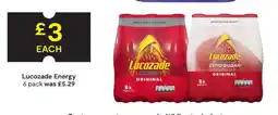 SuperValu LUCOZADE ENERGY offer