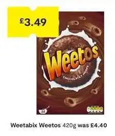 SuperValu Weetabix Weetos 420g offer