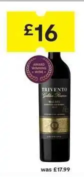 SuperValu Trivento Golden Reserve Malbec offer