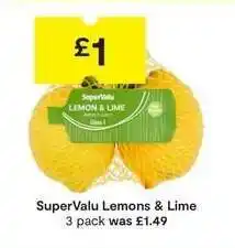 SuperValu SuperValu Lemons & Lime offer