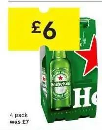 SuperValu heineken 4 pack offer