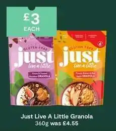 SuperValu Just Live A Little Granola offer