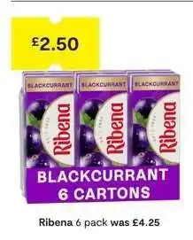 SuperValu RIBENA offer