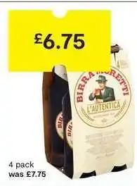 SuperValu Birra Moretti L'Autentica offer