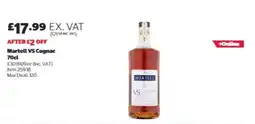 Costco Martell VS Cognac 70cl offer