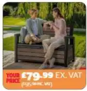 Costco Outdoor Bench offer