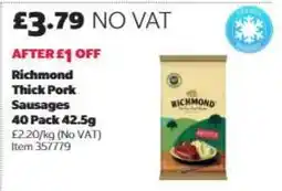 Costco Richmond Thick Pork Sausages offer