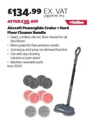 Costco Aircraft Powerglide Cruise + Hard Floor Cleaner Bundle offer