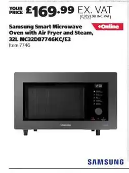 Costco Samsung Smart Microwave Oven with Air Fryer and Steam 32L MC32DB7746KC/E3 offer