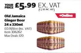 Costco Old Jamaica Ginger Beer offer