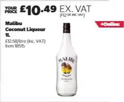 Costco Malibu Coconut Liqueur 1L offer