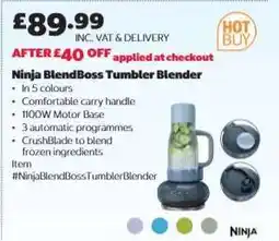 Costco Ninja BlendBoss Tumbler Blender offer
