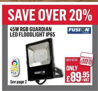 City Electrical Factors 45W RGB Guardian LED Floodlight IP65 offer