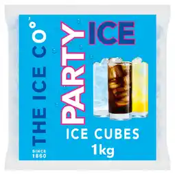 Iceland The Ice Co Party Ice Cubes 1kg offer