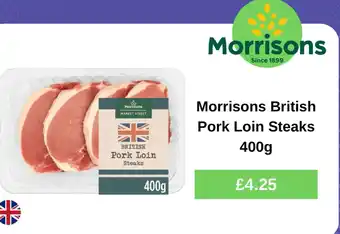 Morrisons British Pork Loin Steaks