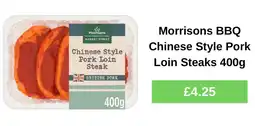 Morrisons Morrisons BBQ Chinese Style Pork Loin Steaks offer