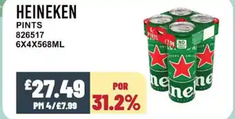 HEINEKEN Pints