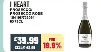 I HEART Prosecco/ prosecco rose