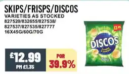Bestway Skips/frisps/discos offer