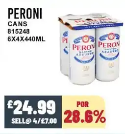 Bestway PERONI Cans offer
