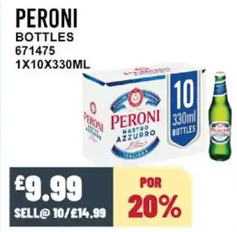Bestway PERONI Bottles offer
