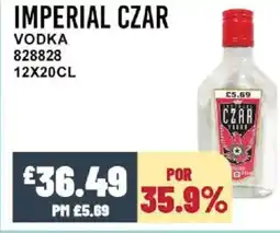 Bestway IMPERIAL CZAR Vodka offer