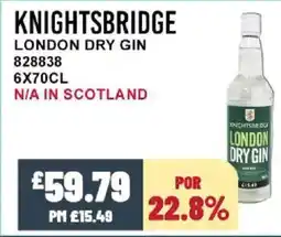 Bestway KNIGHTSBRIDGE London dry gin offer