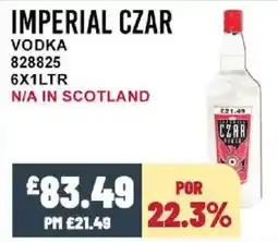 Bestway IMPERIAL CZAR Vodka offer