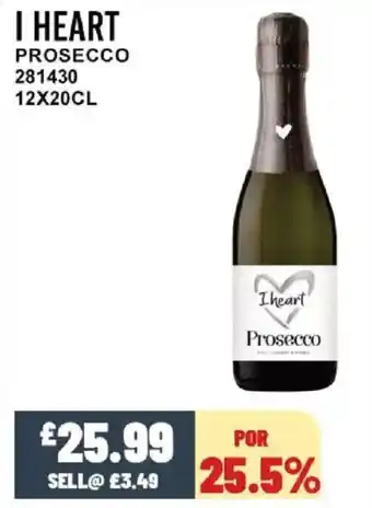Bestway I HEART Prosecco offer
