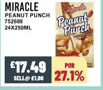 Bestway MIRACLE Peanut punch offer