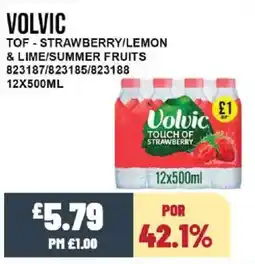Bestway VOLVIC Tof - strawberry/lemon & lime/summer fruits offer