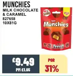 Bestway MUNCHIES Milk chocolate & caramel offer