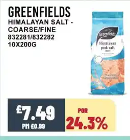 Bestway GREENFIELDS Himalayan salt - coarse/fine offer