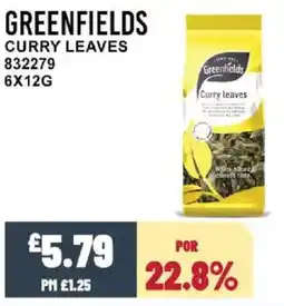 Bestway GREENFIELDS Curry leaves offer