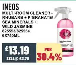Bestway INEOS Multi-room cleaner - rhubarb + p'granate/ sea minerals + wild jasmine offer