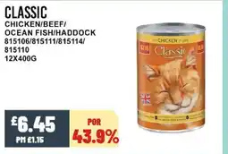 Bestway CLASSIC Chicken/beef/ ocean fish/haddock offer