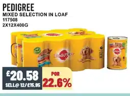 Bestway PEDIGREE Mixed selection in loaf offer