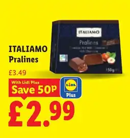 Lidl ITALIAMO Pralines offer