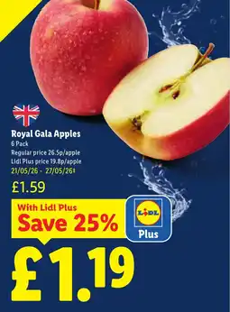 Lidl Royal Gala Apples offer