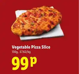 Lidl Vegetable Pizza Slice offer