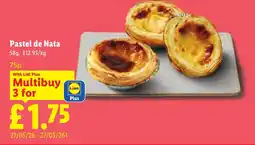 Lidl Pastel de Nata offer