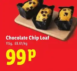 Lidl Chocolate Chip Loaf offer