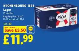 Lidl KRONENBOURG Lager offer