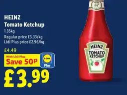 Lidl HEINZ Tomato Ketchup offer