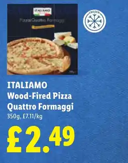 Lidl ITALIAMO Wood-Fired Pizza Quattro Formaggi offer