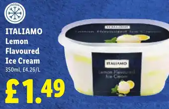 Lidl ITALIAMO Lemon Flavoured Ice Cream offer