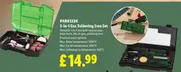 Lidl PARKSIDE 3-in-1 Gas Soldering Iron Set offer