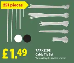 Lidl PARKSIDE Cable Tie Set offer